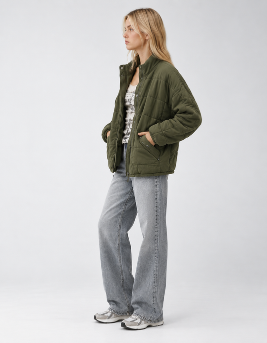 Emily Quilted Zip Jacket