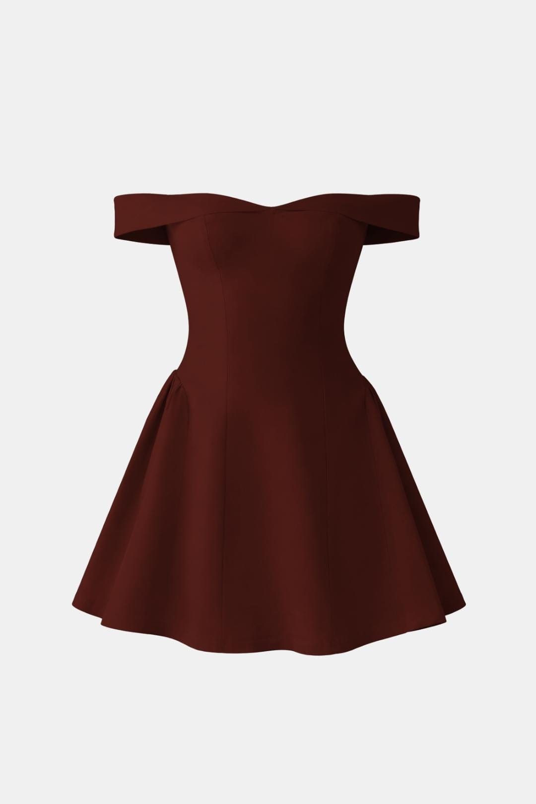 Cecily Off-Shoulder Flared Mini Dress