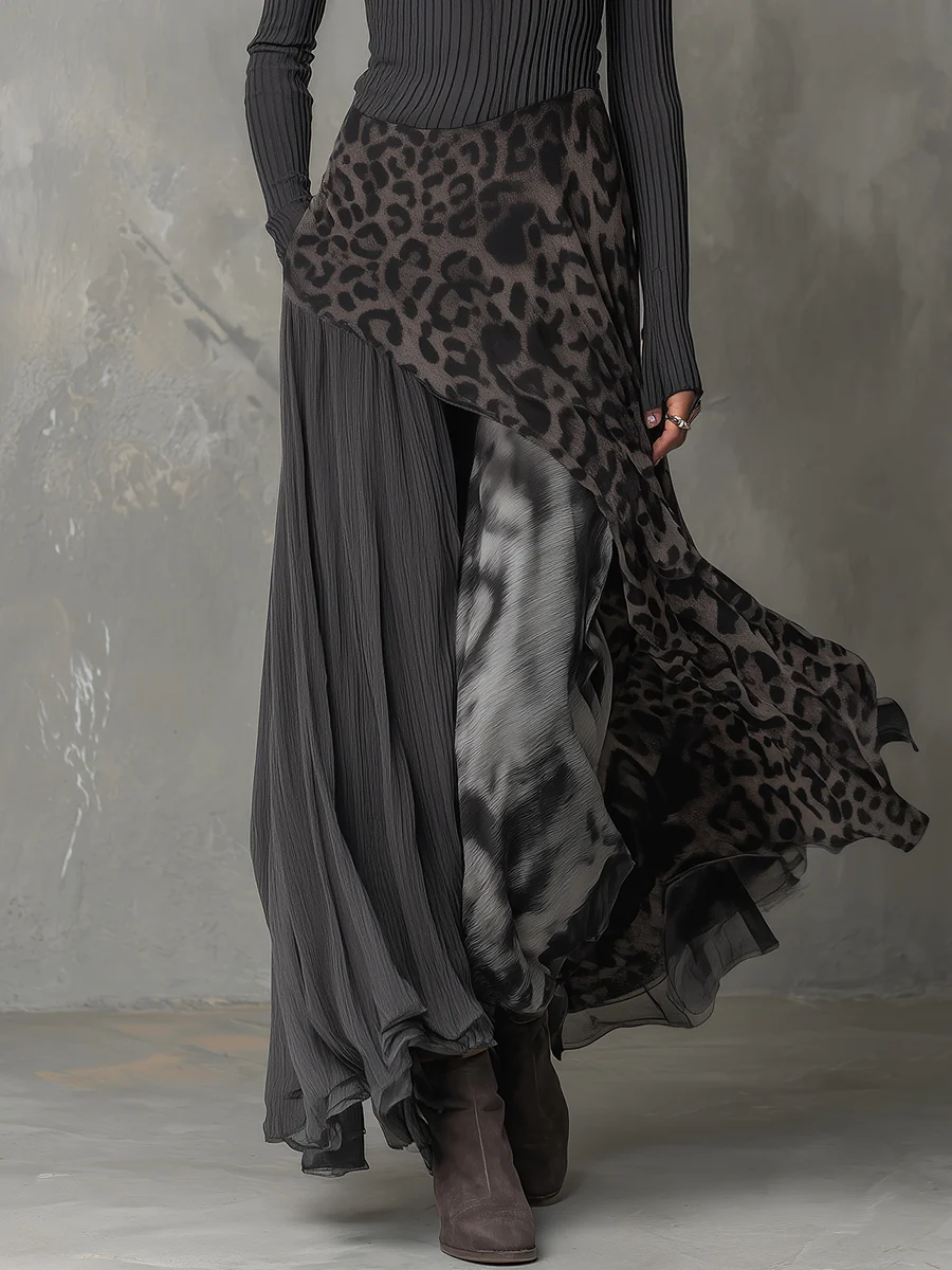 Melissa Elegant Maxi Dress with Irregular Hemline - photo 4