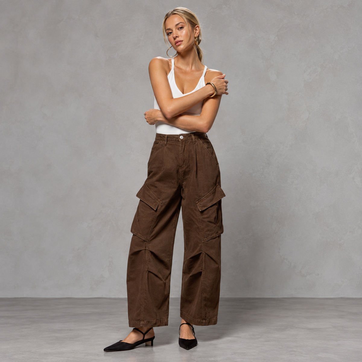 Martha Pocket Jeans - Cotton Denim