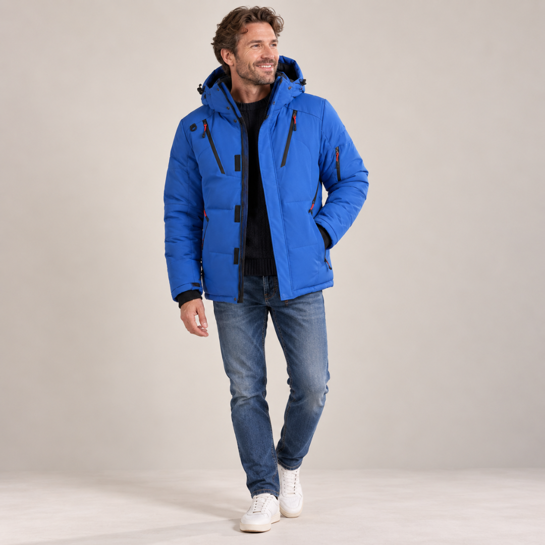Waterproof Insulated Hooded Winter Jacket