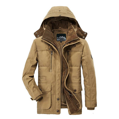 Alistair Men's Fleece-Lined Hooded Winter Parka