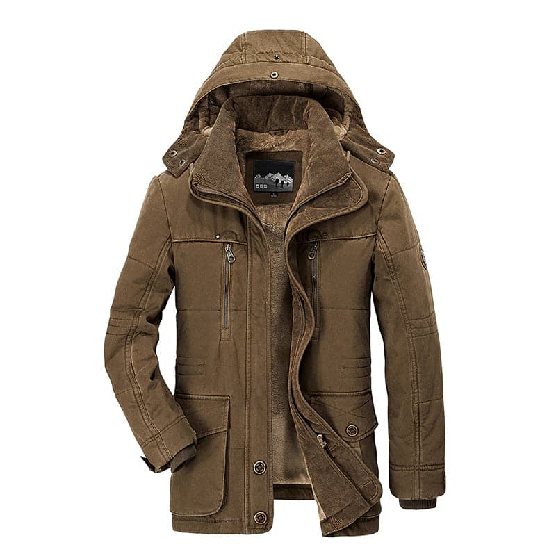 Alistair Men's Fleece-Lined Hooded Winter Parka