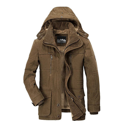 Alistair Men's Fleece-Lined Hooded Winter Parka