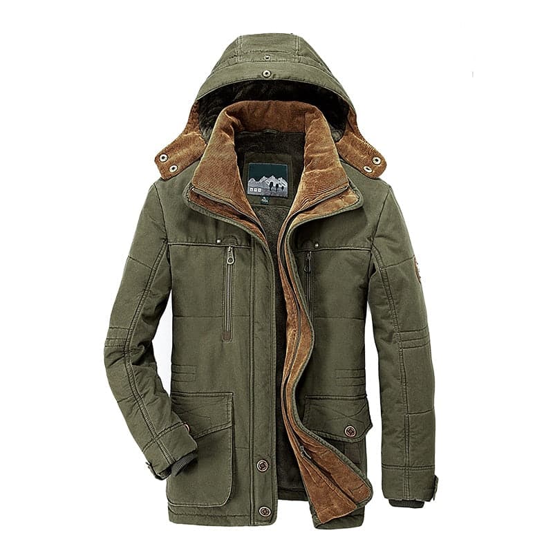 Alistair Men's Fleece-Lined Hooded Winter Parka