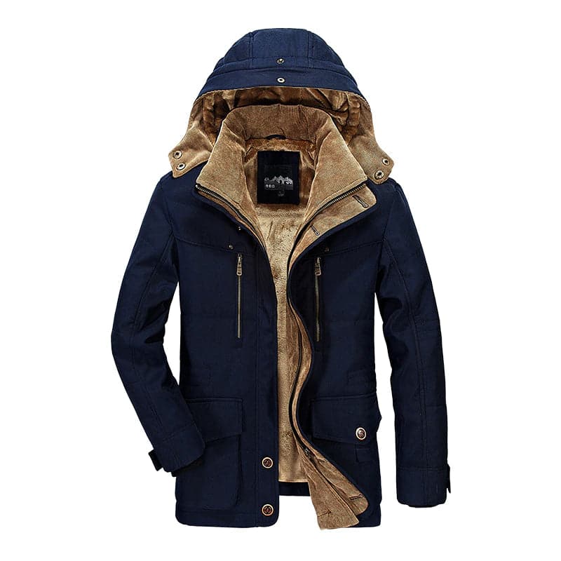 Alistair Men's Fleece-Lined Hooded Winter Parka