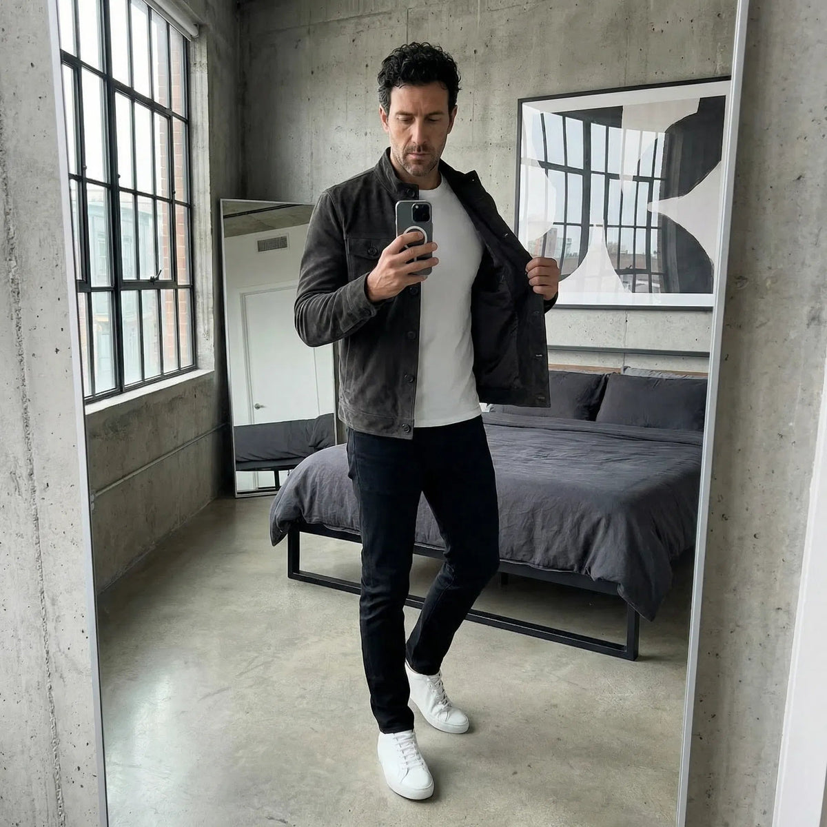 Arthur Men's Suede Pocket Jacket