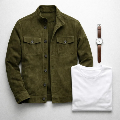Arthur Men's Suede Pocket Jacket