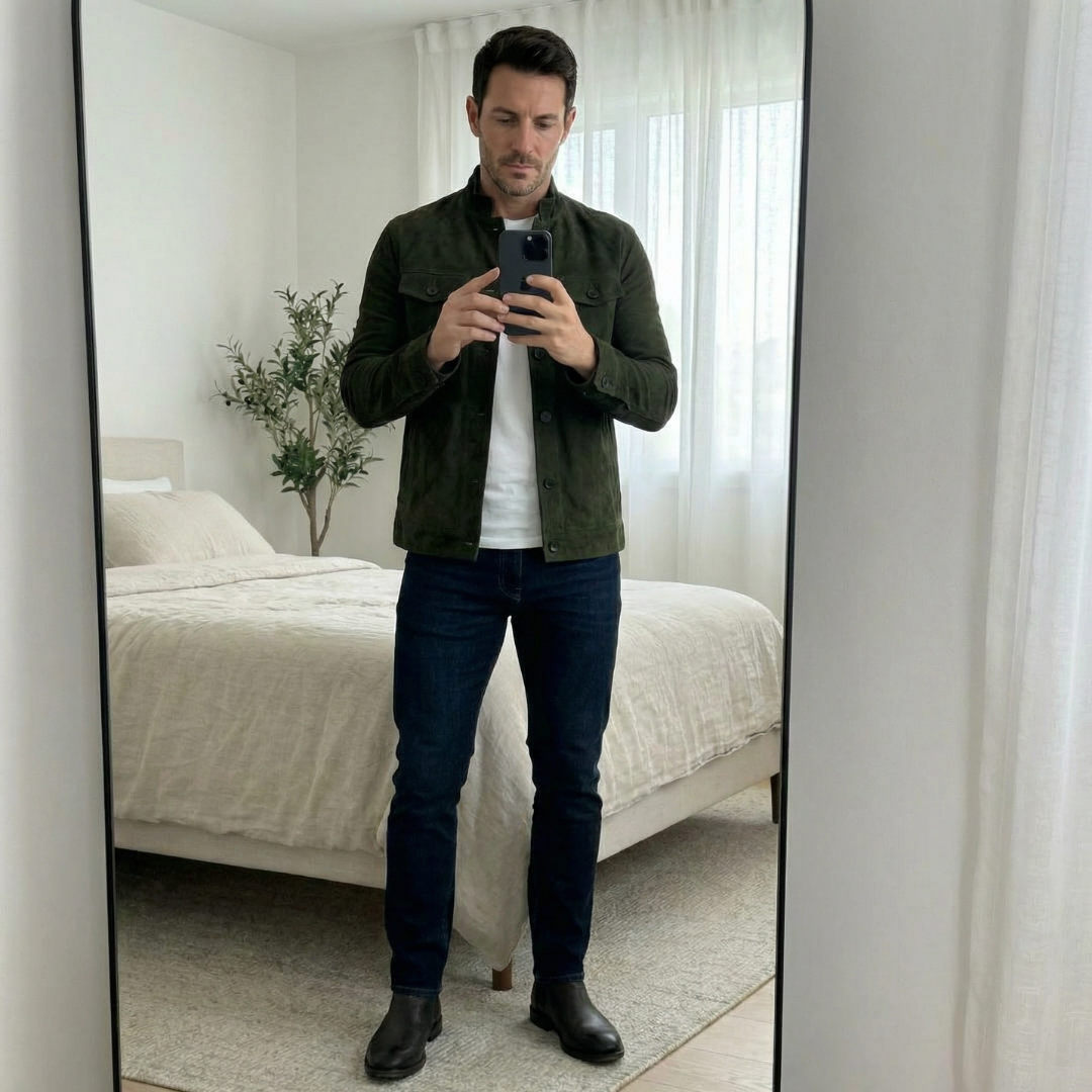 Arthur Men's Suede Pocket Jacket