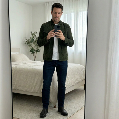 Arthur Men's Suede Pocket Jacket