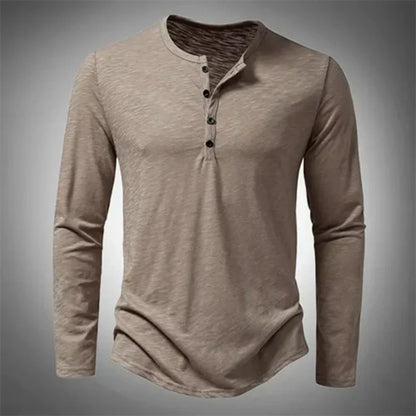 Barnaby Men's Long-Sleeve Henley Shirt