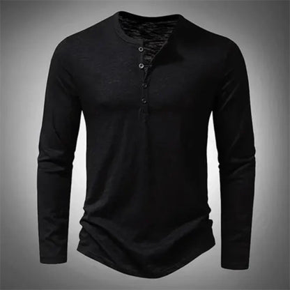 Barnaby Men's Long-Sleeve Henley Shirt