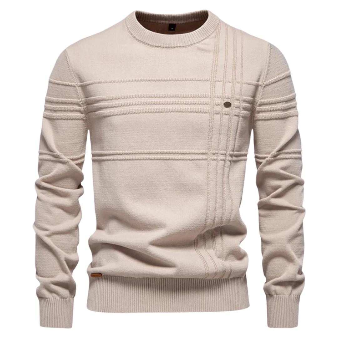 Beeckhoven Men's Check Pattern Sweater - photo 2