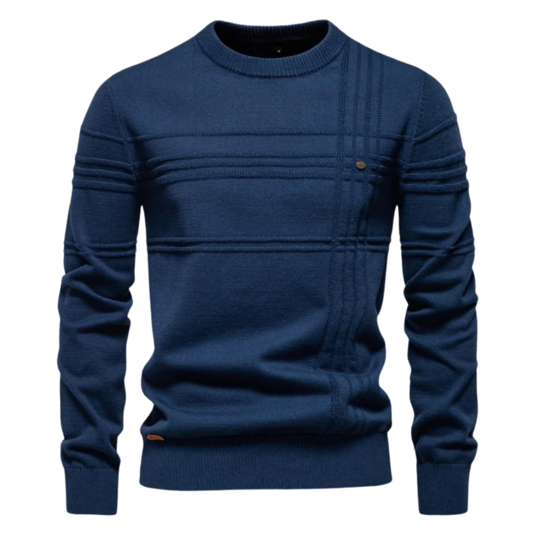 Beeckhoven Men's Check Pattern Sweater - photo 3