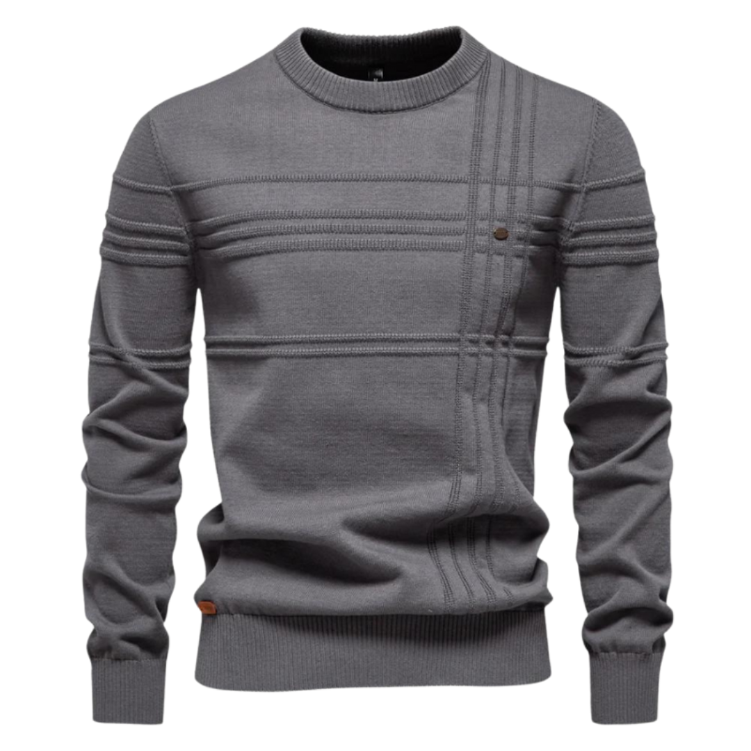 Beeckhoven Men's Check Pattern Sweater - photo 4