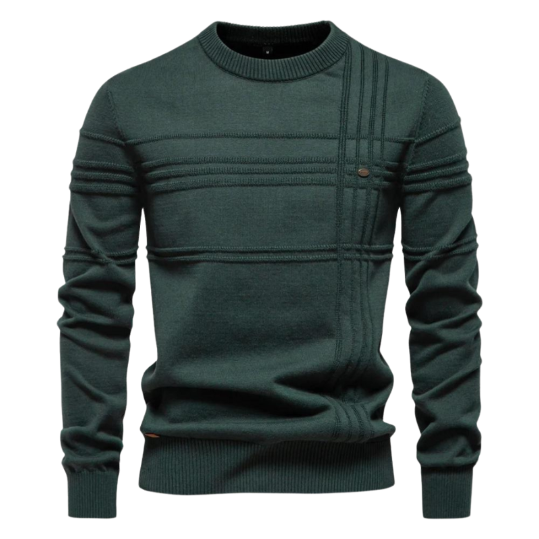 Beeckhoven Men's Check Pattern Sweater - photo 5