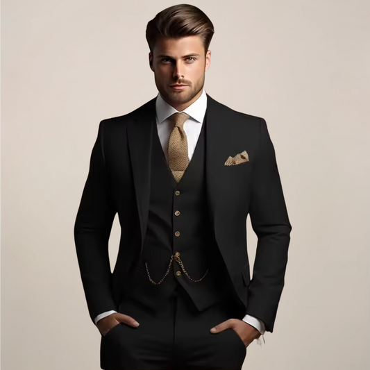 Bennett Men's Three-Piece Slim Suit