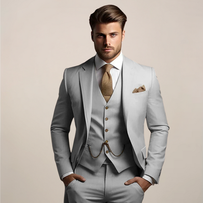 Bennett Men's Three-Piece Slim Suit