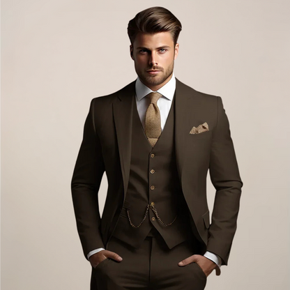 Bennett Men's Three-Piece Slim Suit