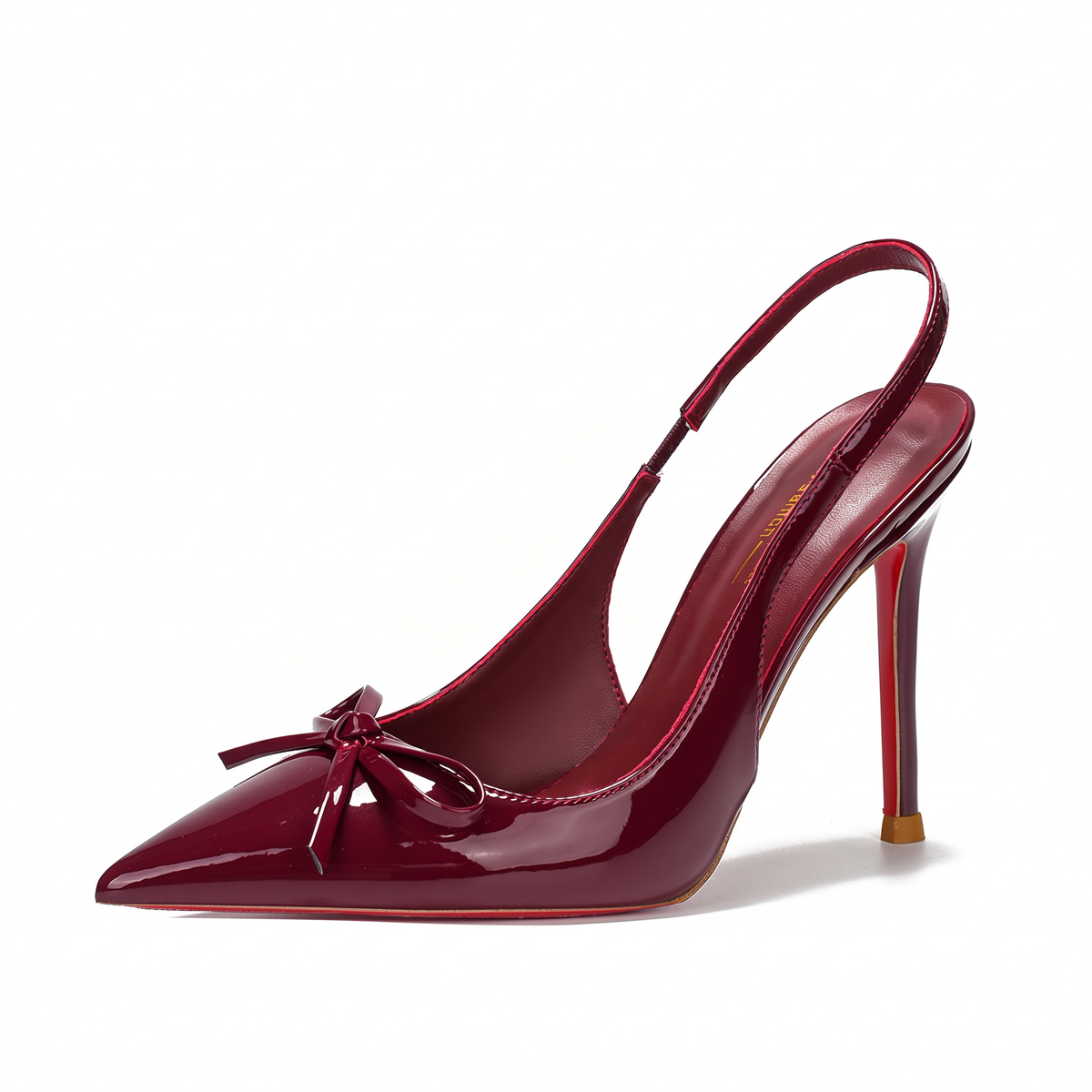 Bridget Bow-Back Pointed Stiletto Heels