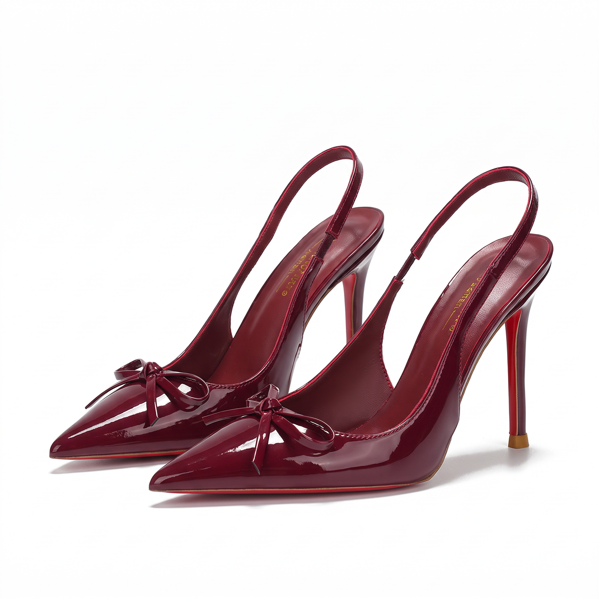 Bridget Bow-Back Pointed Stiletto Heels