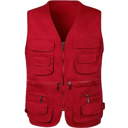 Bruno Men's Multi-Pocket Utility Vest