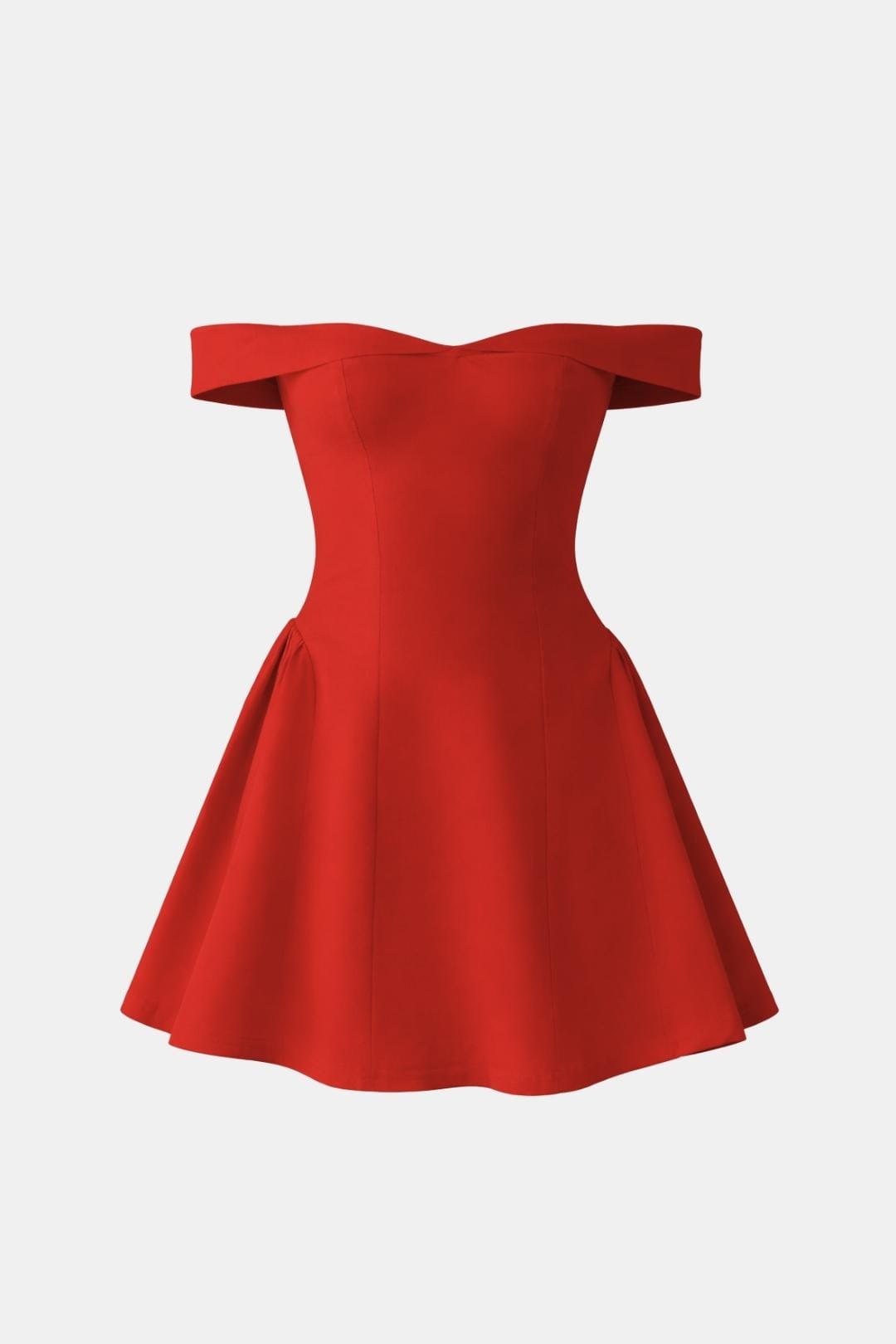 Cecily Off-Shoulder Flared Mini Dress