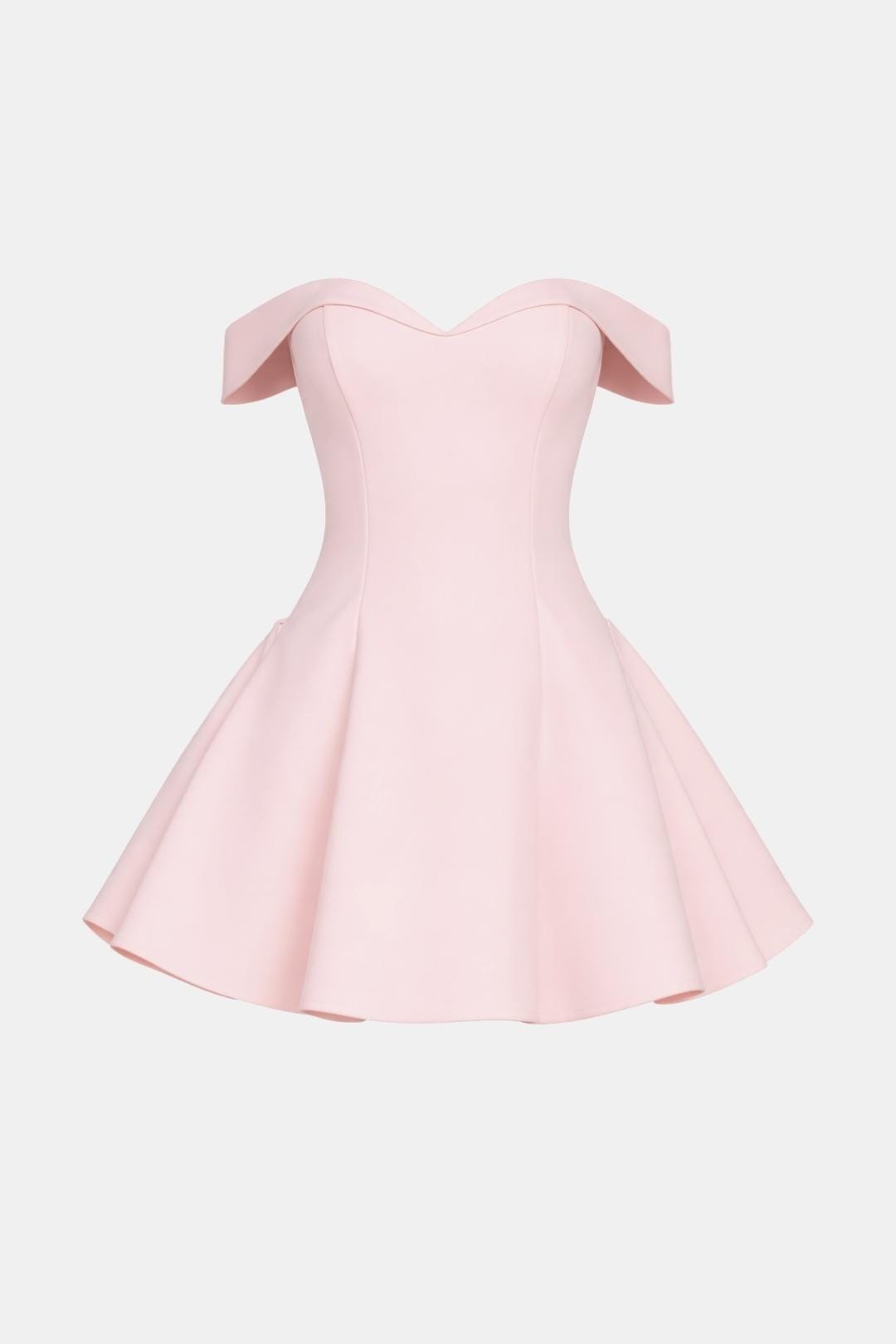 Cecily Off-Shoulder Flared Mini Dress