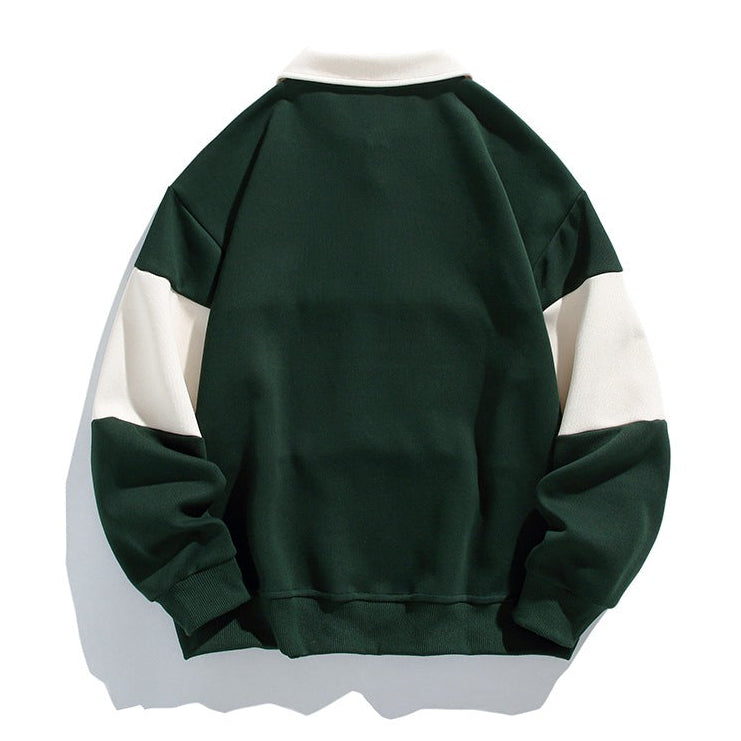 Charlie Men's Striped Polo Sweatshirt