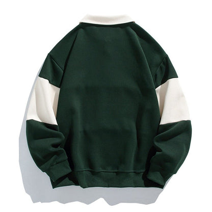 Charlie Men's Striped Polo Sweatshirt