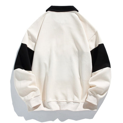 Charlie Men's Striped Polo Sweatshirt