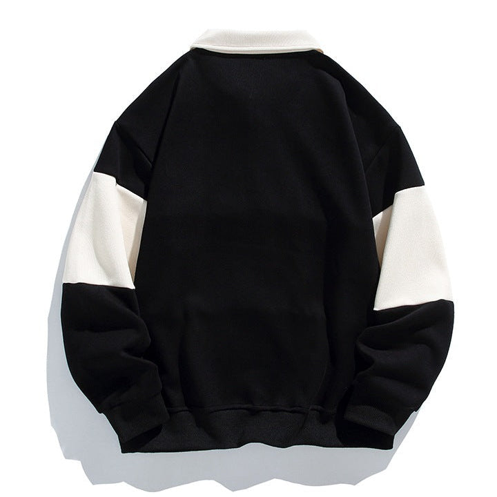 Charlie Men's Striped Polo Sweatshirt