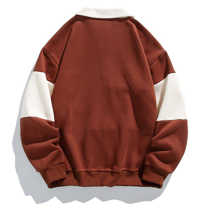 Charlie Men's Striped Polo Sweatshirt