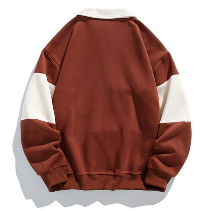 Charlie Men's Striped Polo Sweatshirt