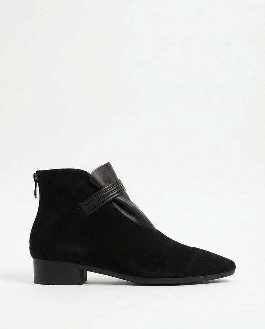 Crest Suede Ankle Boots with Side-Zip Closure for Women - photo 2
