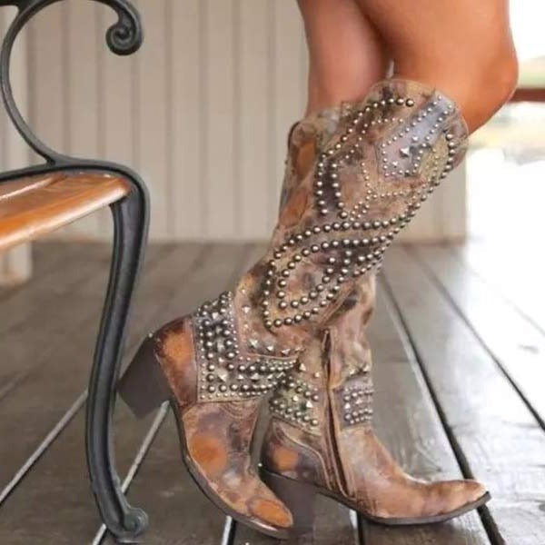Dakota Western Knee-High Boots