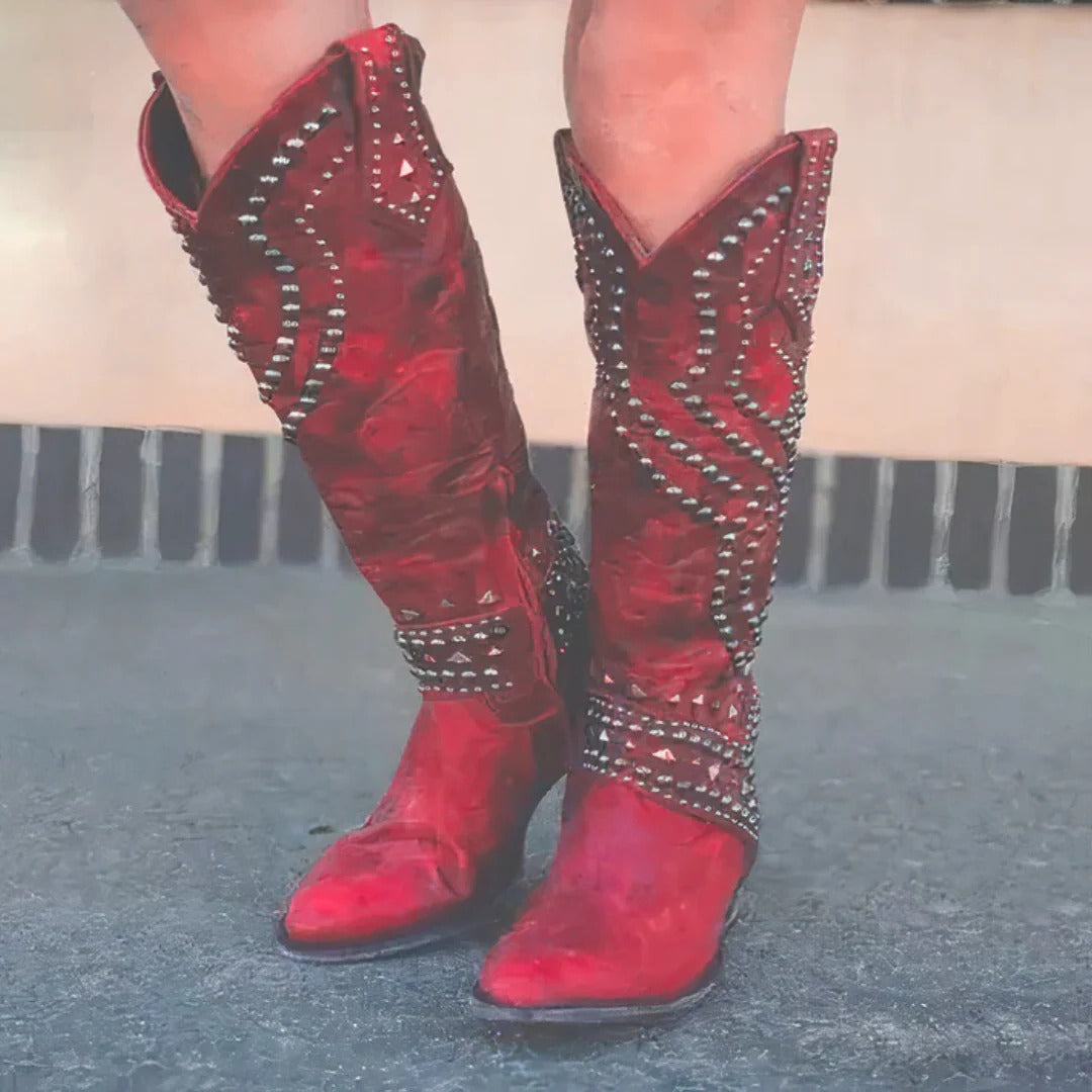 Dakota Western Knee-High Boots