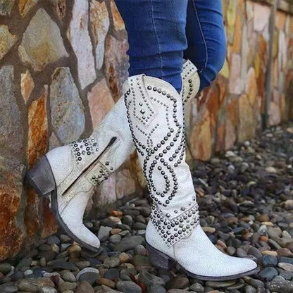 Dakota Western Knee-High Boots