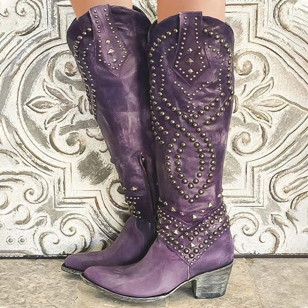 Dakota Western Knee-High Boots