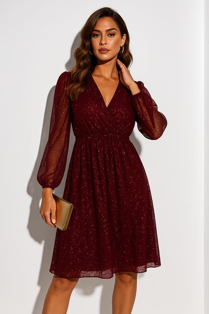 Delphine Strapless Bow-Back Mini Dress