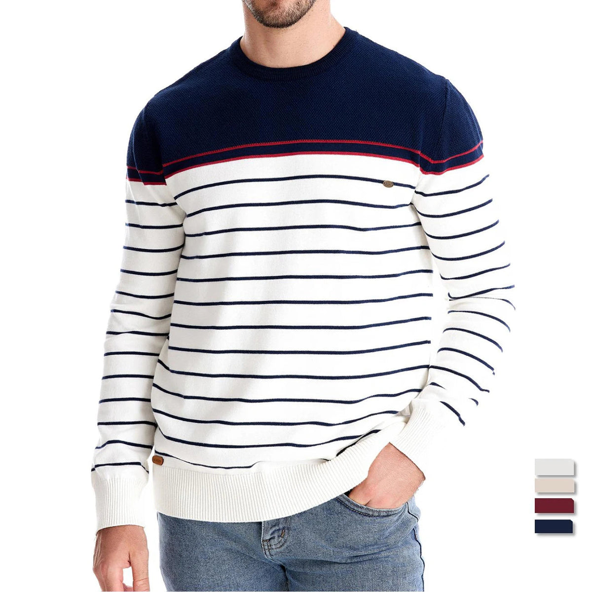 Dennis™ Classic Men's Sweater | Soft Cotton Knit - photo 8