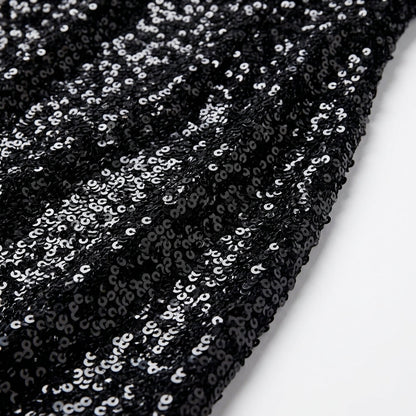 Dora Sequin Bell-Sleeve Mermaid Maxi Dress