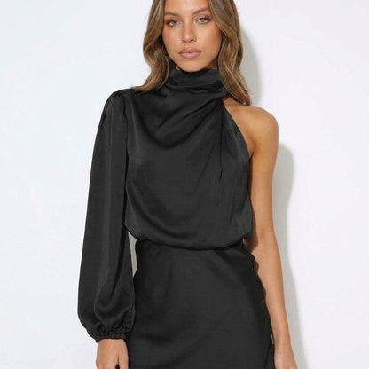 Edith One-Shoulder Mini Dress