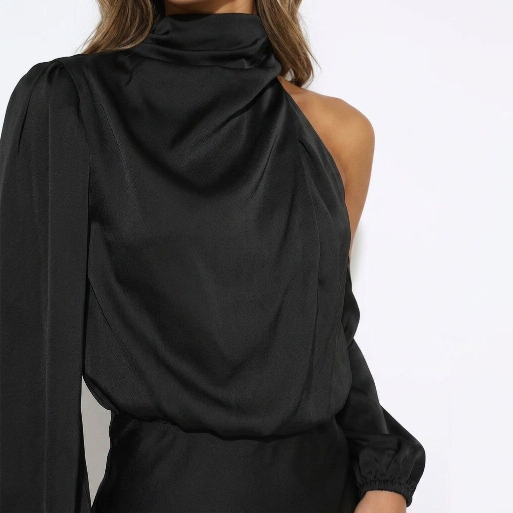 Edith One-Shoulder Mini Dress