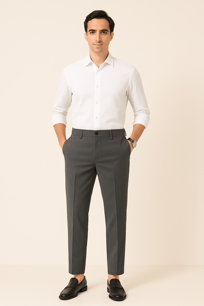Elliot Men's Slim Pressed-Crease Trousers