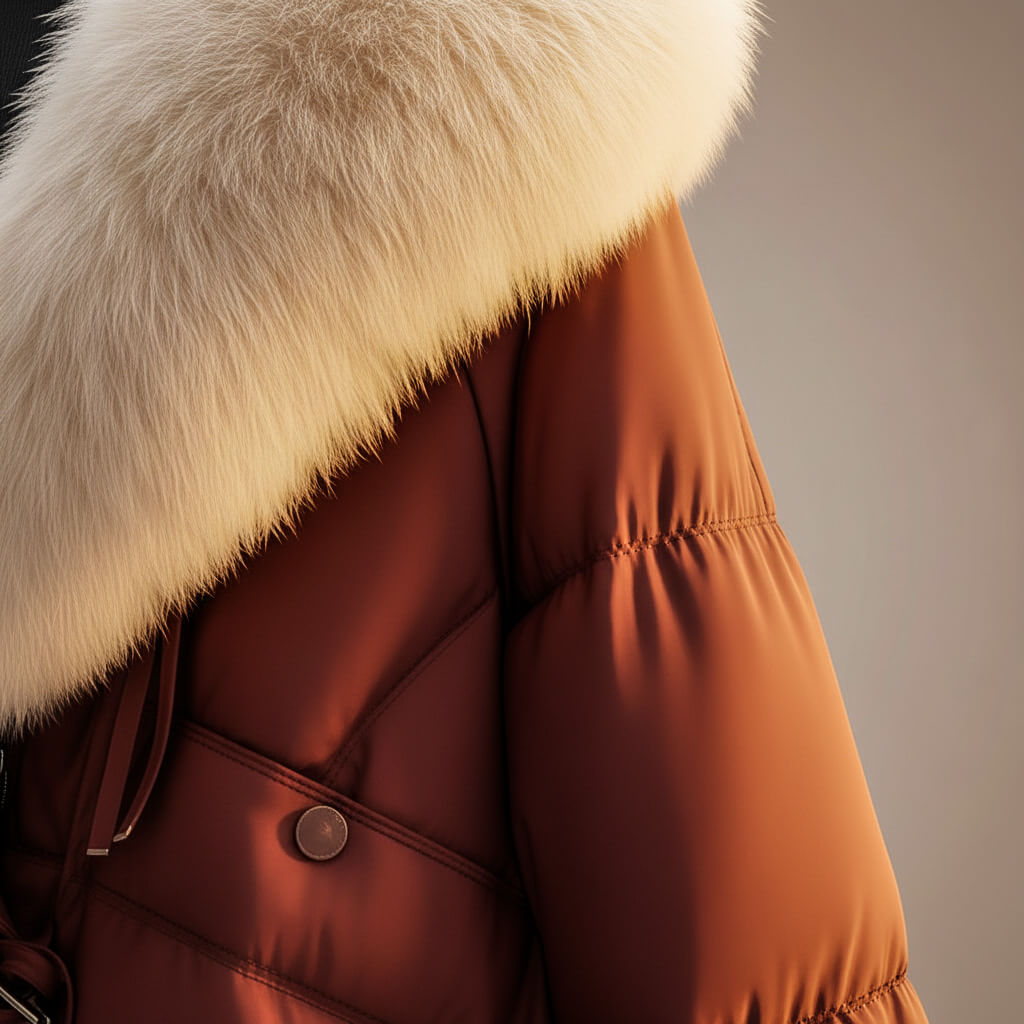 Elsie Elegant Coat with Statement Collar and Belt - photo 2