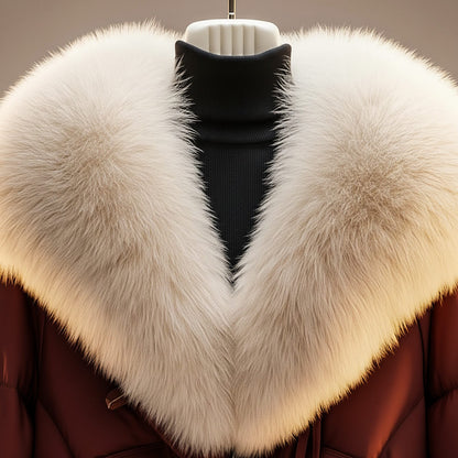 Elsie Elegant Coat with Statement Collar and Belt - photo 3