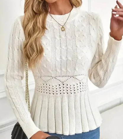 Esme Chunky Knit Peplum Jumper