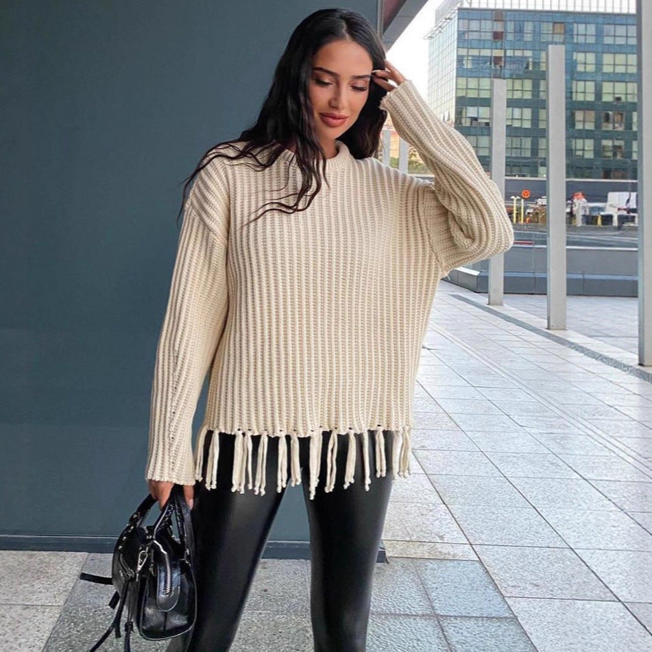Fern Fringe Knit Jumper