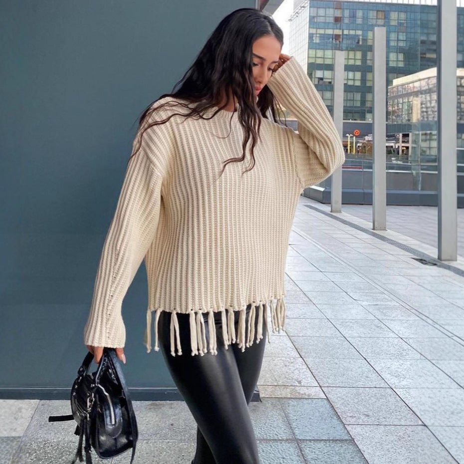 Fern Fringe Knit Jumper